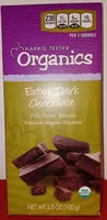 Mängden socker i Harris teeter organics extra dark chocolate