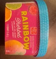 Mängden socker i Rainbow sherbet