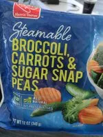 Mängden socker i Steamable Broccoli, Carrots and Sugar Snap Peas