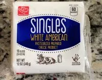 Mängden socker i White American Cheese Singles