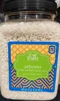 Mängden socker i Arborio bold medium grain rice