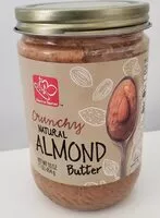 Mängden socker i Crunchy Natural Almond butter