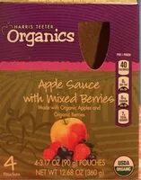 Mängden socker i Apple sauce with mixed berries