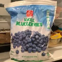 Mängden socker i Whole blueberries