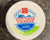 Mängden socker i Small curd cottage cheese