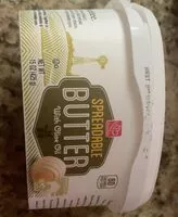 Mängden socker i Harris teeter spreadable butter with olive oil