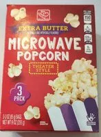 Mängden socker i Extra Butter Microwave Popcorn (Theater Style)