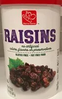 Mängden socker i Raisins