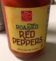 Mängden socker i Roasted red peppers