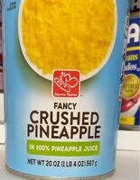 Mängden socker i Fancy crushed pineapple