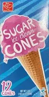 Mängden socker i Sugar ice cream cones