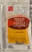 Mängden socker i Sliced Medium Cheddar Cheese