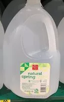 Mängden socker i Natural spring water