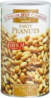 Mängden socker i Salted party peanuts fancy