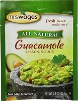 Mängden socker i Guacamole seasoning mix