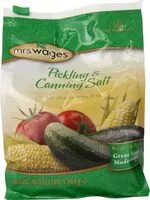 Mängden socker i Pickling salt