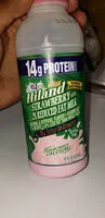 Mängden socker i Strawberry flavor reduce fat milk
