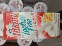 Mängden socker i Hiland Lactose Free Vitamin D Milk