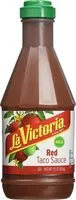Mängden socker i Red taco sauce mild
