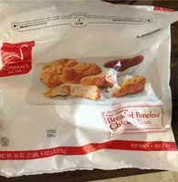 Mängden socker i Breaded Boneless Chicken Bites