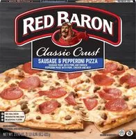 Mängden socker i Classic crust sausage & pepperoni pizza