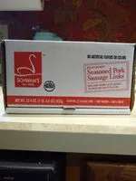 Mängden socker i Fully Cooked Seasoned Pork Sausage Links