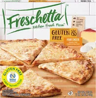 Mängden socker i Gluten free four cheese frozen pizza