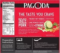 Mängden socker i Pork potstickers