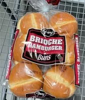 Mängden socker i Brioche Hamburger Buns