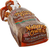 Mängden socker i Nature's own whole wheat bread