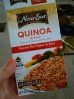 Mängden socker i Near East Roasted Red Pepper & Basil Quinoa Blend 4.9 Ounce Box