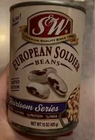 Mängden socker i European soldier beans