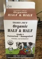 Mängden socker i Organic Half & Half