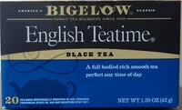 Mängden socker i English Teatime Black Tea