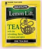 Mängden socker i Bigelow lemon lift tea