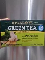 Mängden socker i Green Tea with Ginger