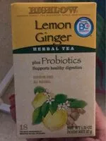 Mängden socker i Tea lemon ginger