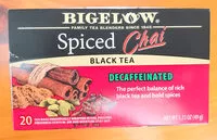 Mängden socker i Spiced Chai Decaffeinated Black Tea