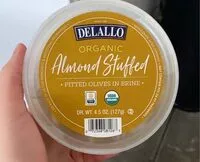Mängden socker i Almond stuffed pitted olives in brine