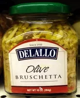 Mängden socker i Olive Bruschetta