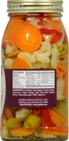 Mängden socker i Mild giardiniera