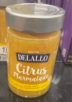 Mängden socker i Citrus marmalade