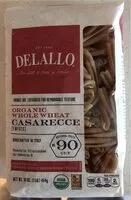 Mängden socker i Organic whole wheat casarecce(twists)