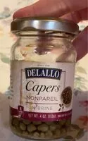Mängden socker i Capers Nonpareil in brine