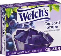 Mängden socker i Concord Grape Gelatin