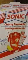 Mängden socker i Sonic Cherry Limeade  zero sugar  drink mix