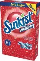 Mängden socker i Soda singles to go drink mix