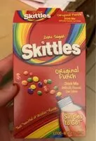 Mängden socker i Skittles zero sugar drink mix