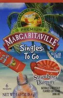 Mängden socker i Singles to go water drink mix flavored nonalcoholic