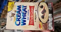 Mängden socker i Cream of wheat, whole grain hot cereal